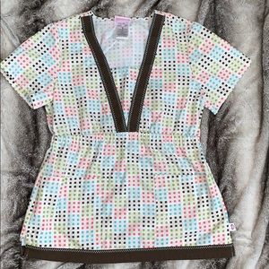 Skechers scrub top size small